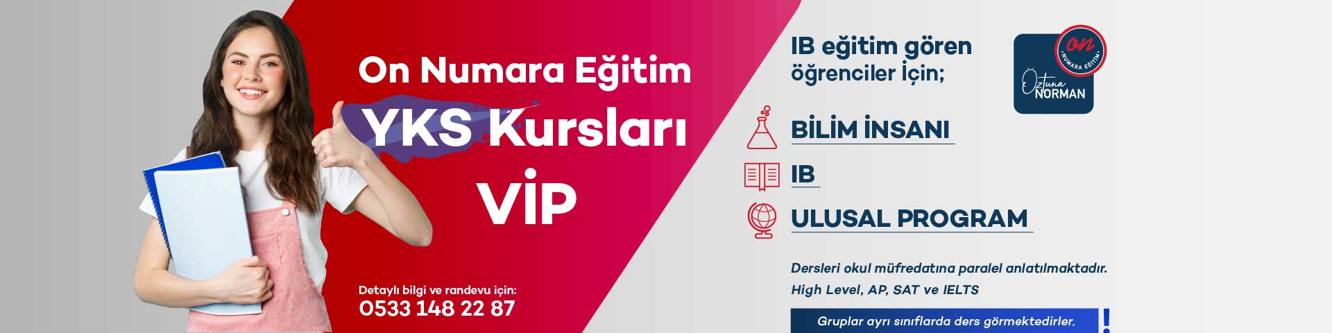 10 Numara Eğitim YKS VIP Kursları