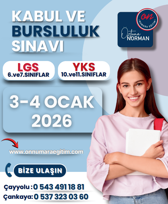 Kabul ve Bursluluk Sınavı
